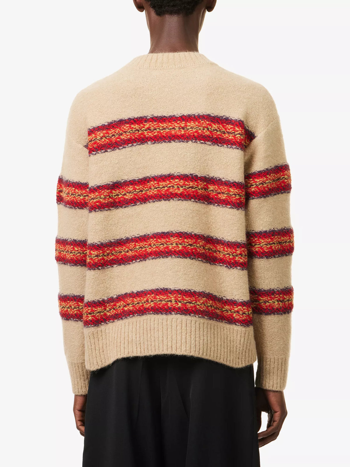 DRIES VAN NOTEN Striped Alpaca Sweater