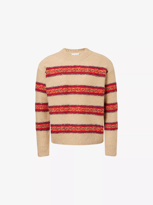 DRIES VAN NOTEN Striped Alpaca Sweater