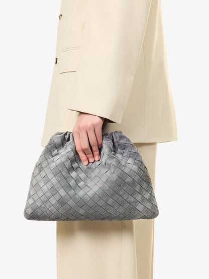 BOTTEGA VENETA Intrecciato Dust Leather Shoulder Bag