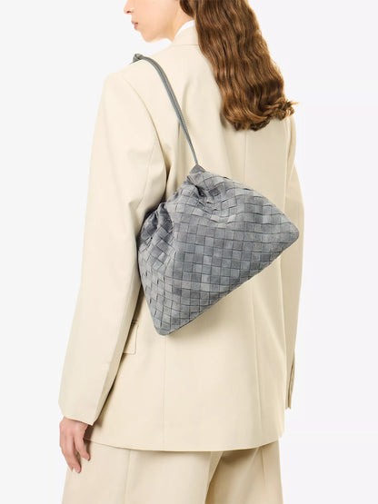 BOTTEGA VENETA Intrecciato Dust Leather Shoulder Bag