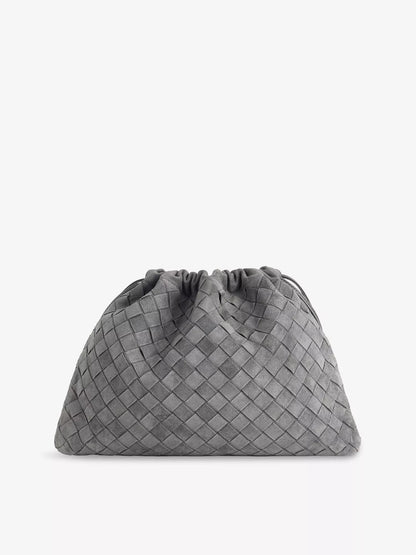 BOTTEGA VENETA Intrecciato Dust Leather Shoulder Bag