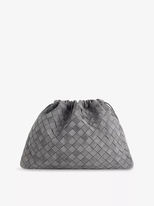 BOTTEGA VENETA Intrecciato Dust Leather Shoulder Bag