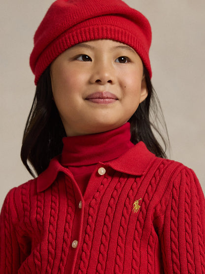 RALPH LAUREN KIDS Mini Cable Knit Skirt Set