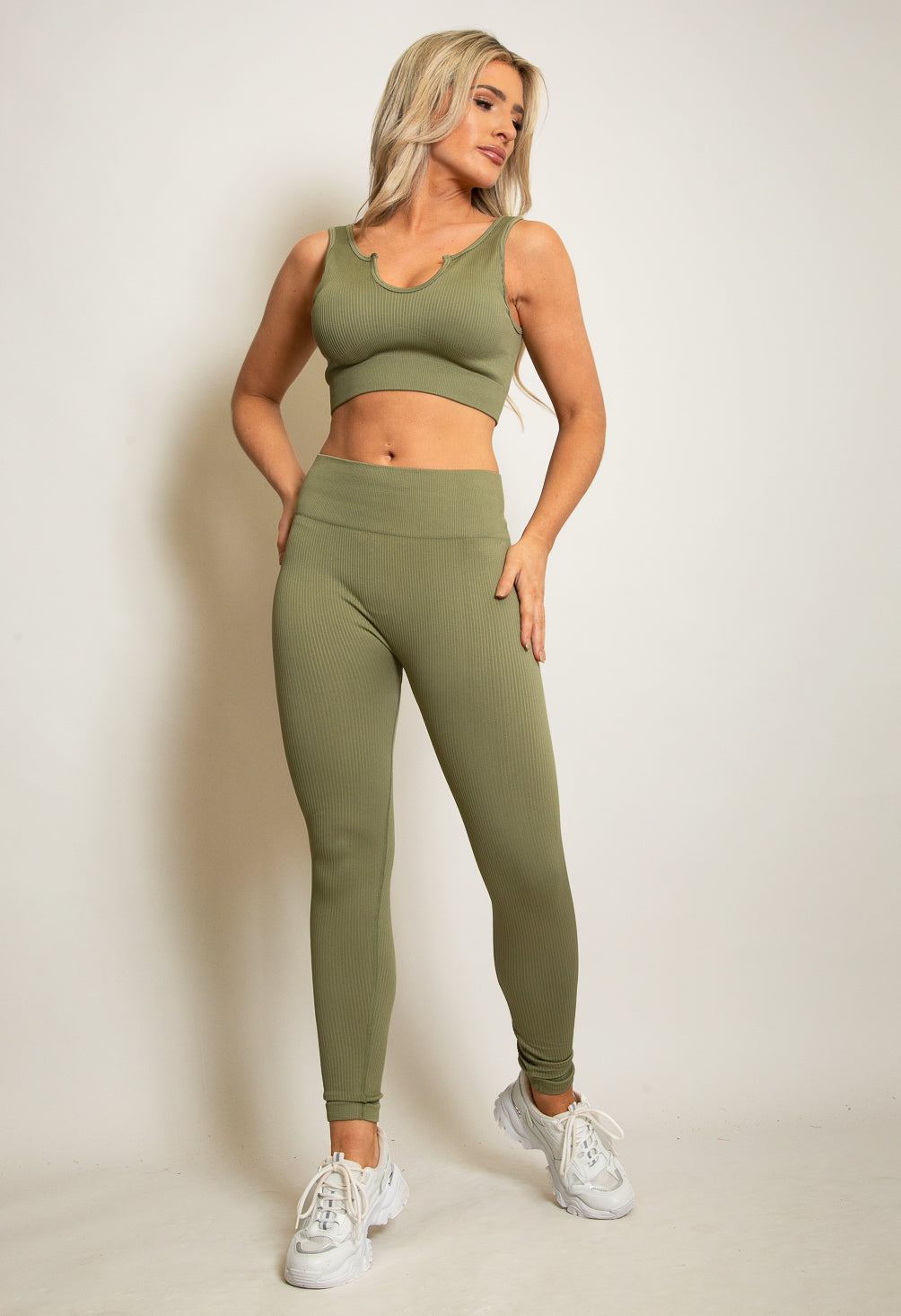 Crop Top and Leggings Set