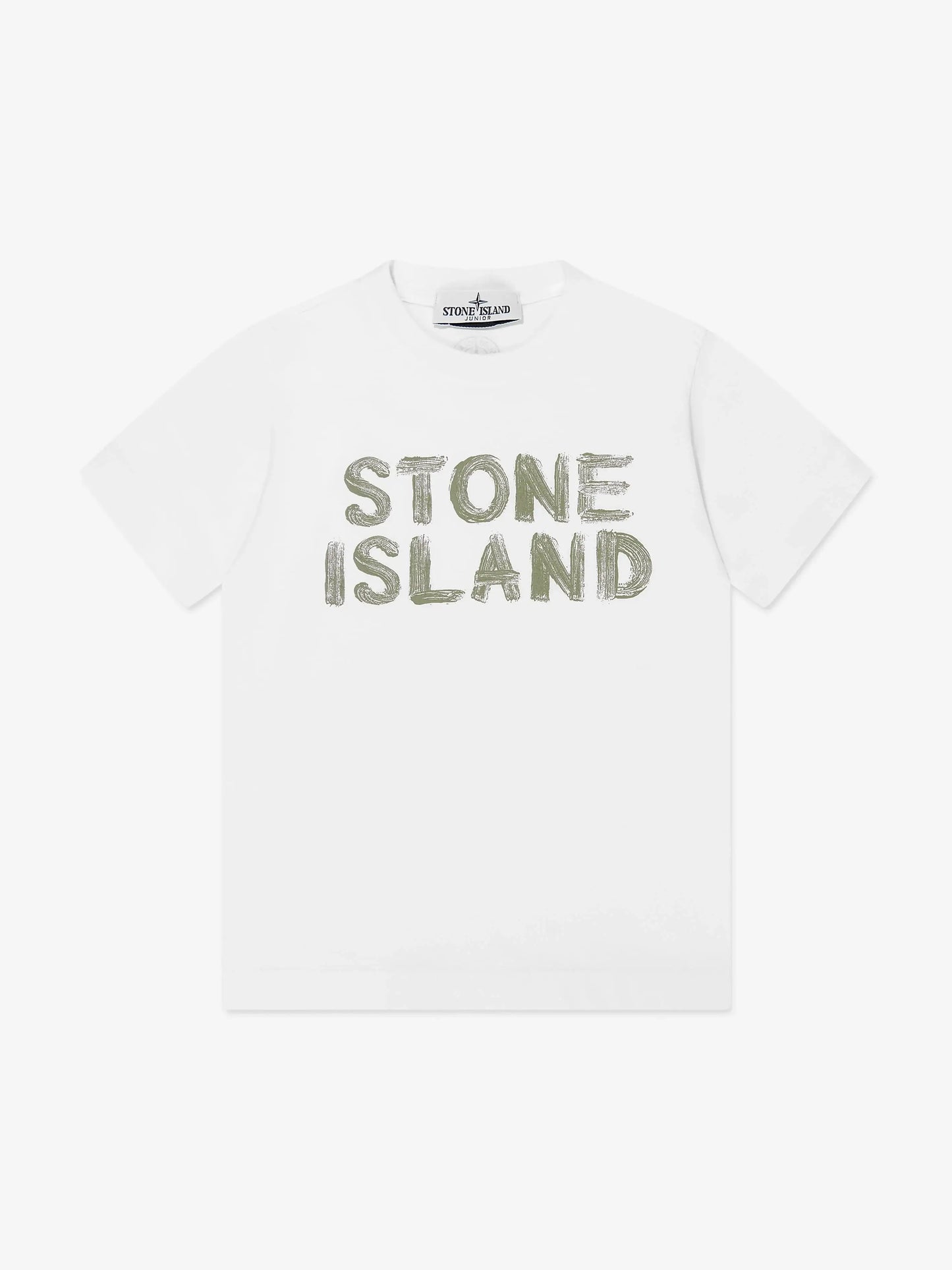 STONE ISLAND Boys Logo T-Shirt