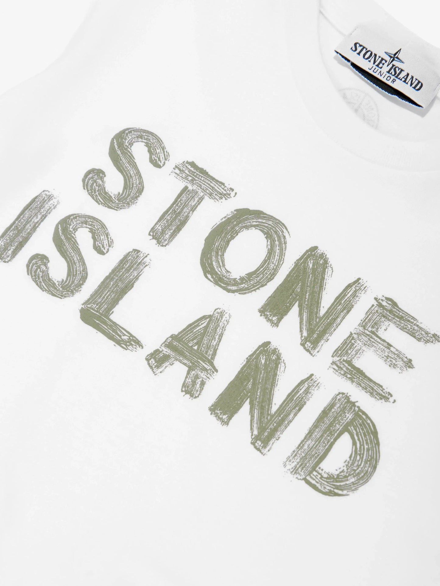 STONE ISLAND Boys Logo T-Shirt