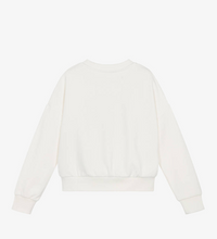 Load image into Gallery viewer, Ivory Cotton Boke Flower Sweatshirt
