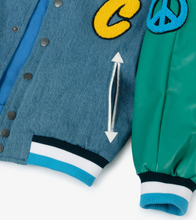 Load image into Gallery viewer, Stella McCartney Kids Blue Denim Varsity Jacket
