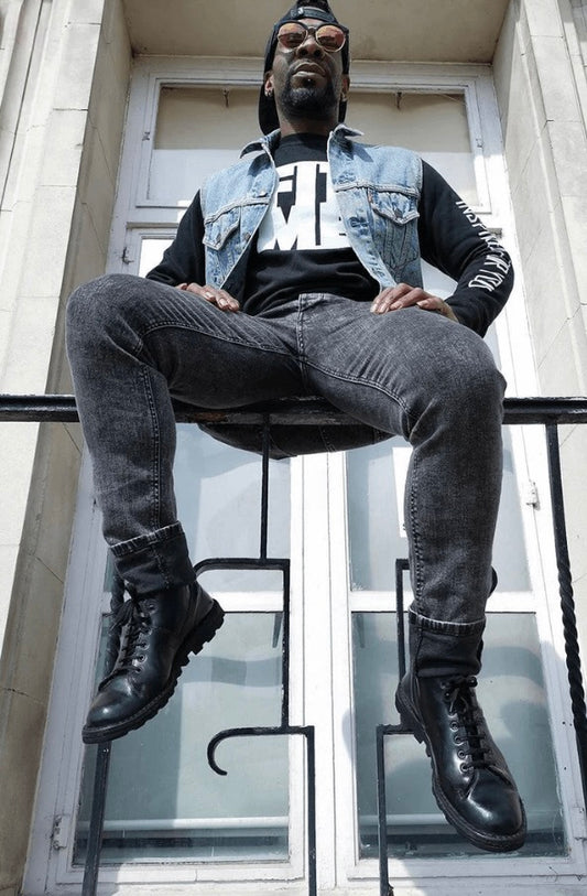 Custom Made Sleeveless Denim