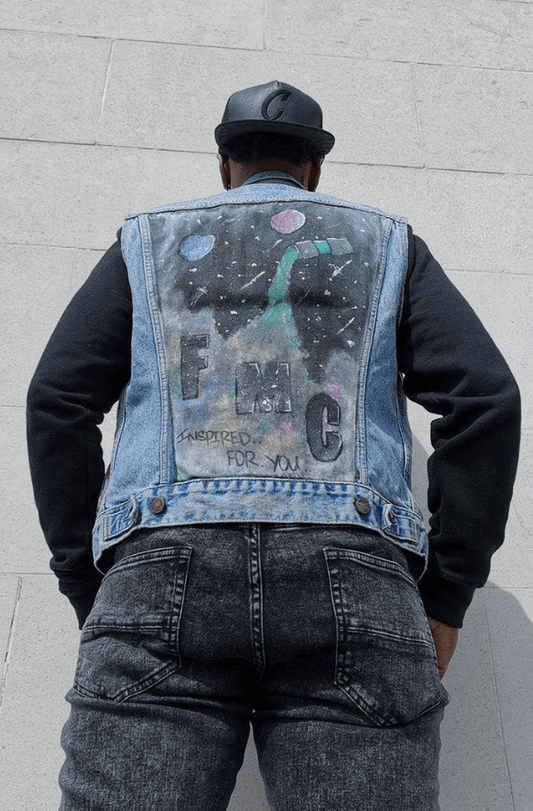 Custom Made Sleeveless Denim