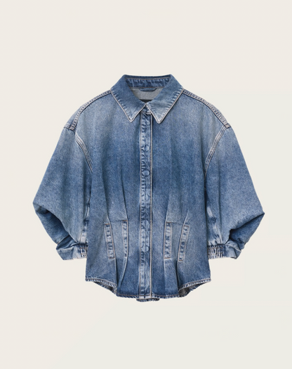 AllSaints Nancy Balloon Sleeved Shirt