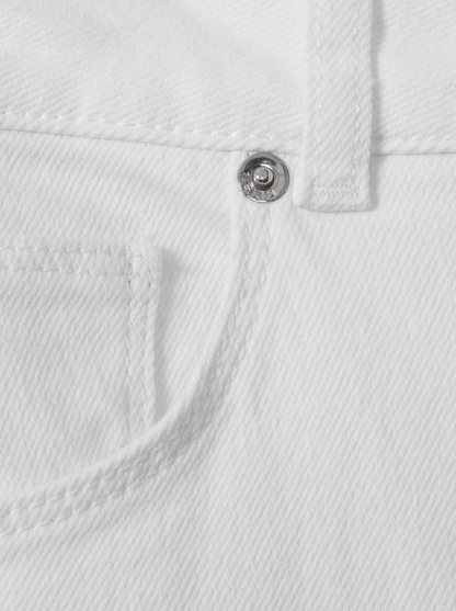 Reiss Selin Mid Rise Straight Leg Jeans