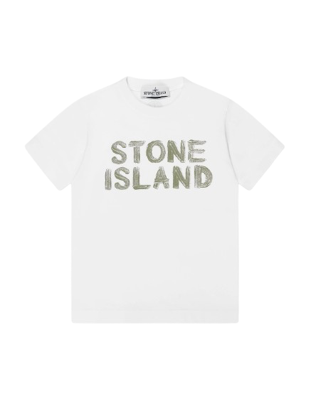STONE ISLAND Boys Logo T-Shirt