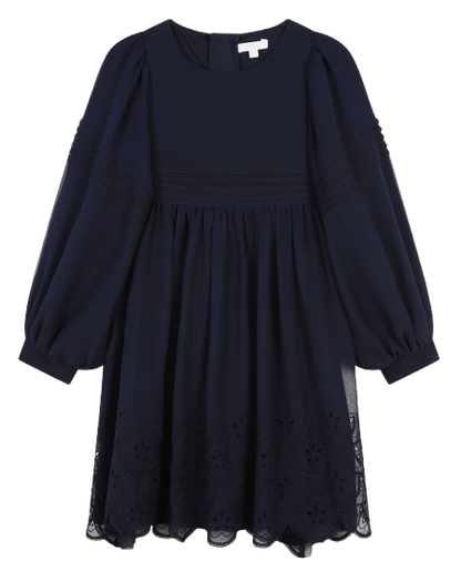 CHLOÉ Silk Embroidered Dress