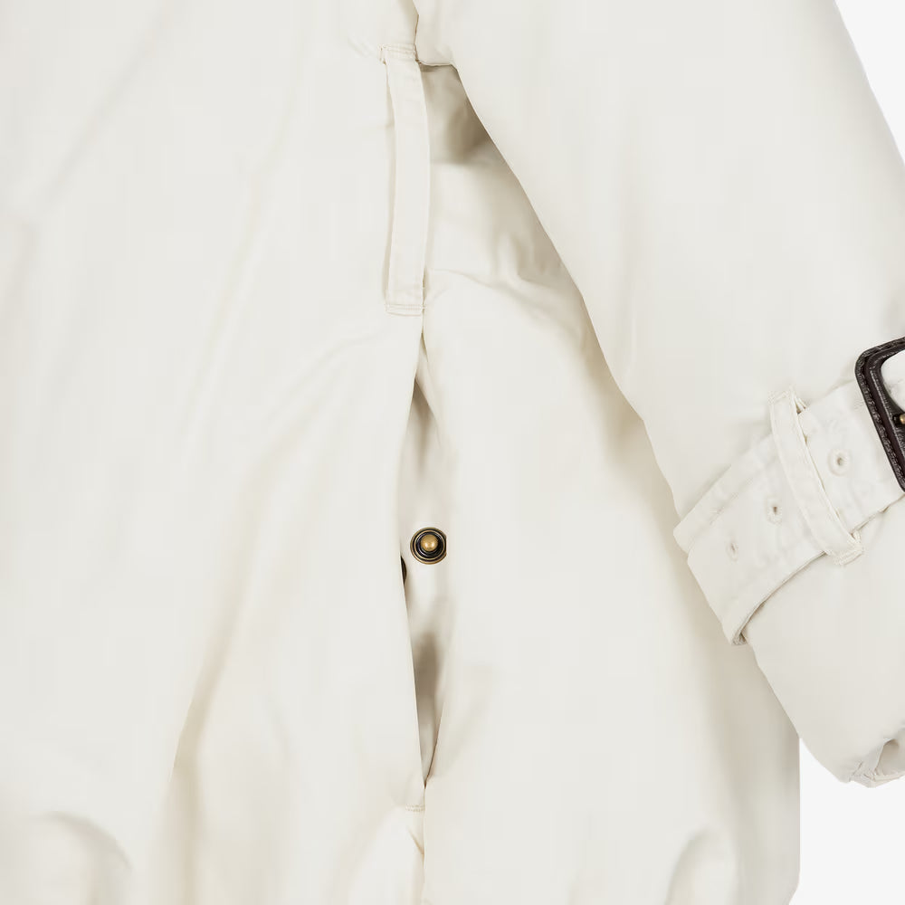 Burberry Girls Ivory Bubble Hem Padded Jacket