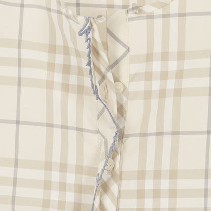 Burberry Check Cotton Shirt Dress