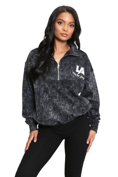 LA Half Zip Sweatshirt