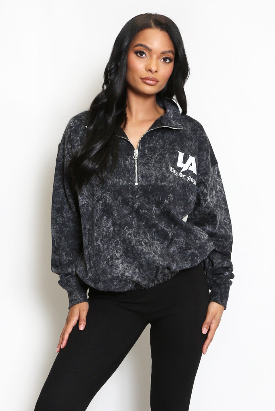LA Half Zip Sweatshirt