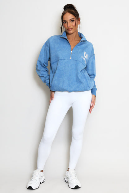 LA Half Zip Sweatshirt