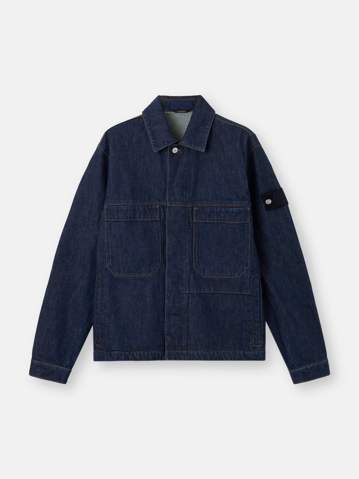 STONE ISLAND Patch-Pocket  Denim Jacket