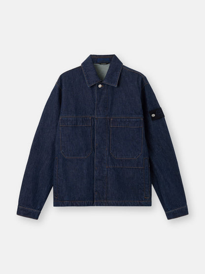 STONE ISLAND Patch-Pocket  Denim Jacket
