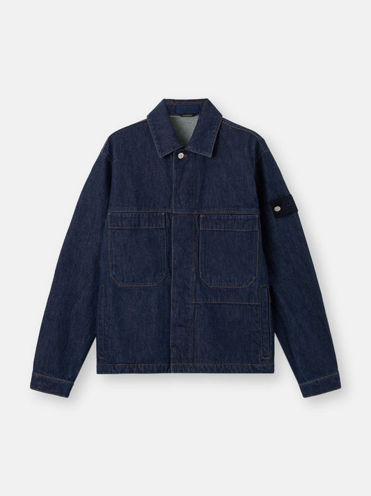 STONE ISLAND Patch-Pocket  Denim Jacket