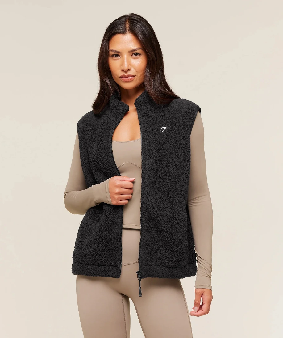 GymShark Sherpa Gilet