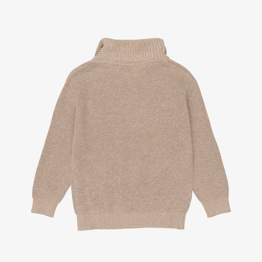 Mayoral Marl Knitted Quarter-Zip Sweater