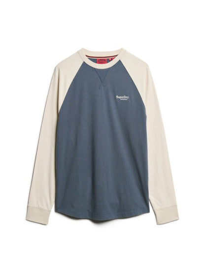 Superdry Essential Logo Baseball Long Sleeve Top