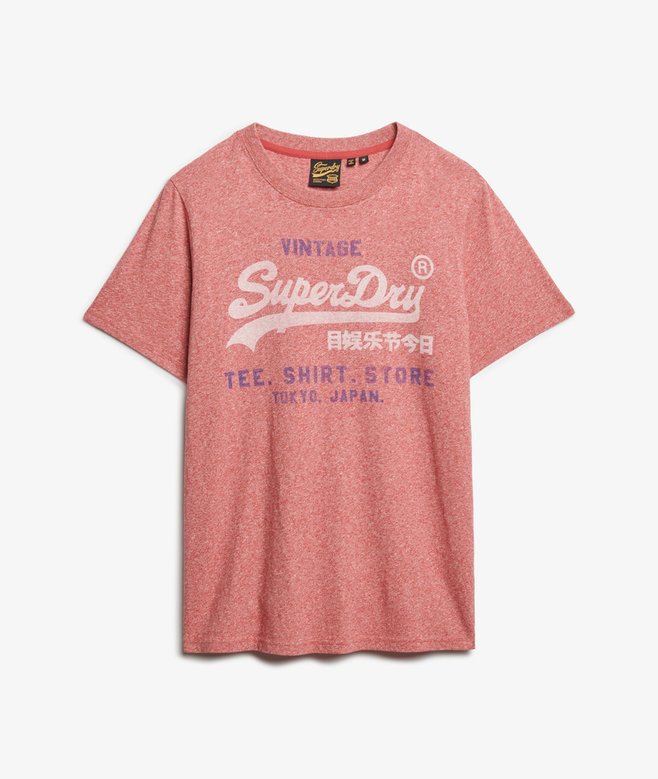 Superdry Cotton Marl Vintage Logo T-Shirt