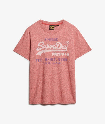 Superdry Cotton Marl Vintage Logo T-Shirt