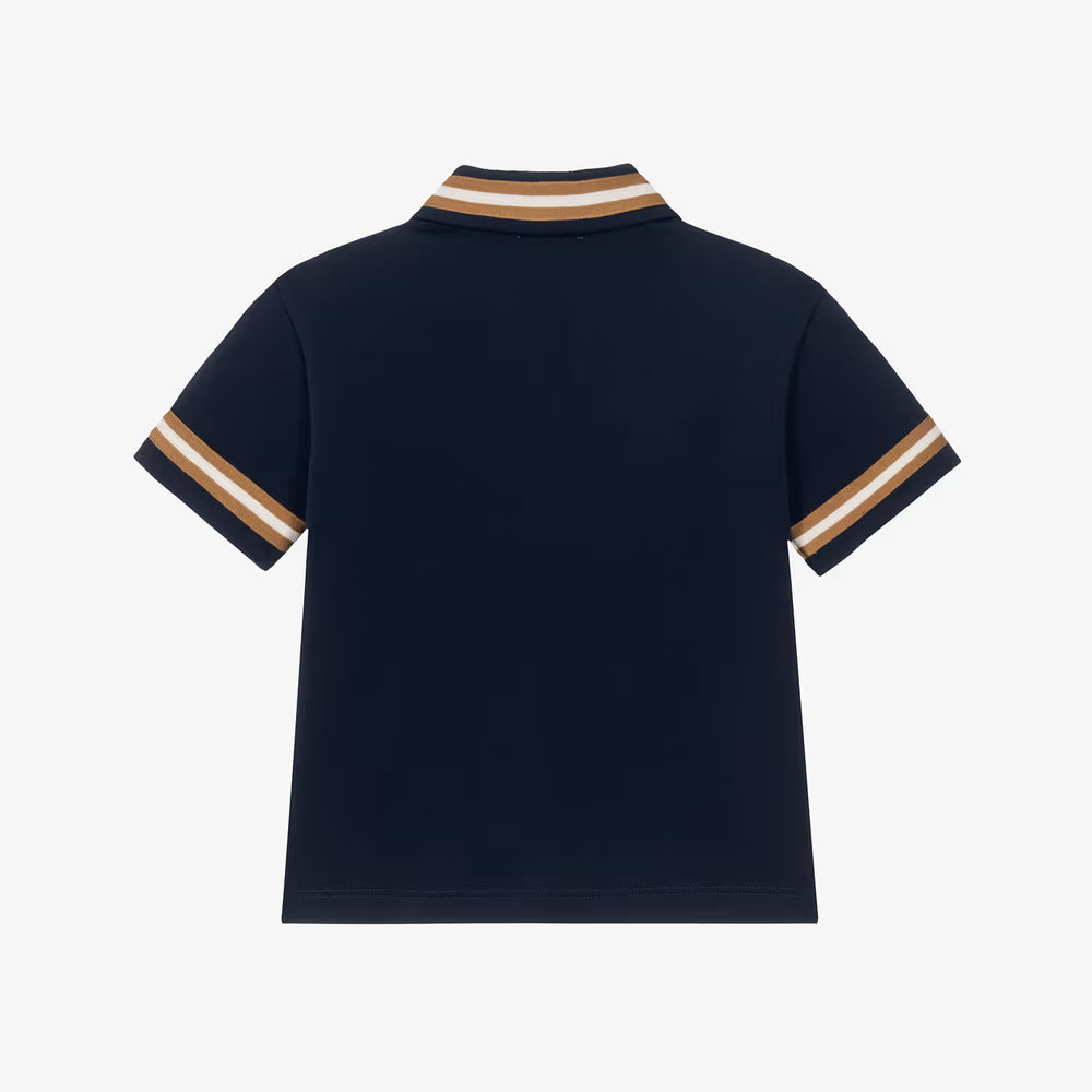 Versace Boys Piqué Jersey Polo Shirt