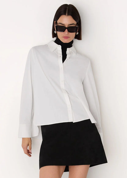 Whistles Boxy Cotton Shirt