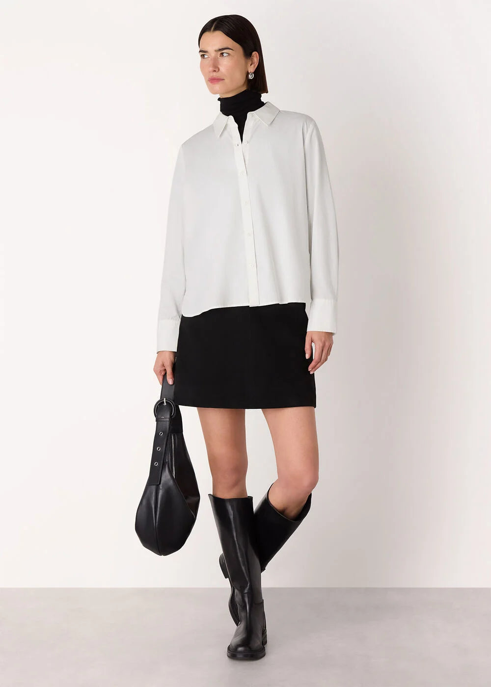 Whistles Boxy Cotton Shirt