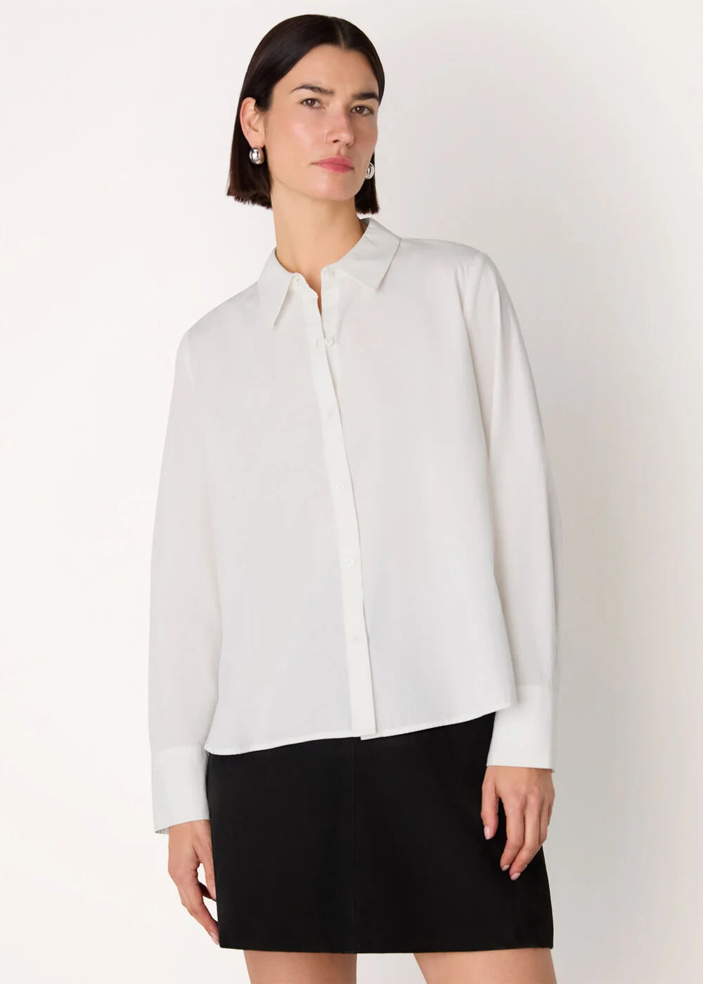 Whistles Boxy Cotton Shirt