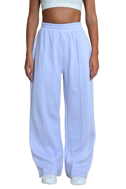 Cotton Wide Leg Joggers