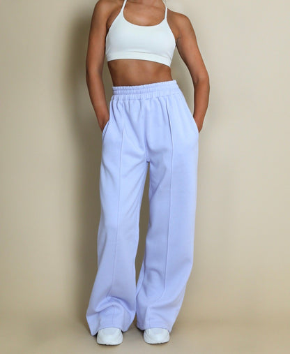 Cotton Wide Leg Joggers
