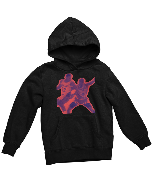 Basketball players premium black hoodie