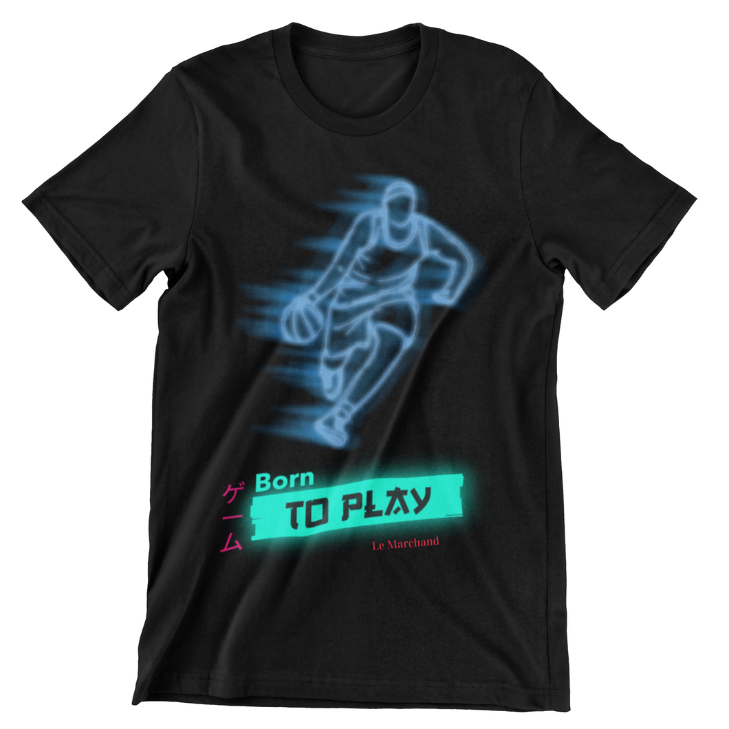 Born to Play premium t-shirt | black