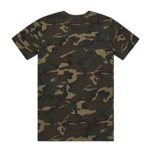 Load image into Gallery viewer, Military army t-shirt | camouflage | back view
