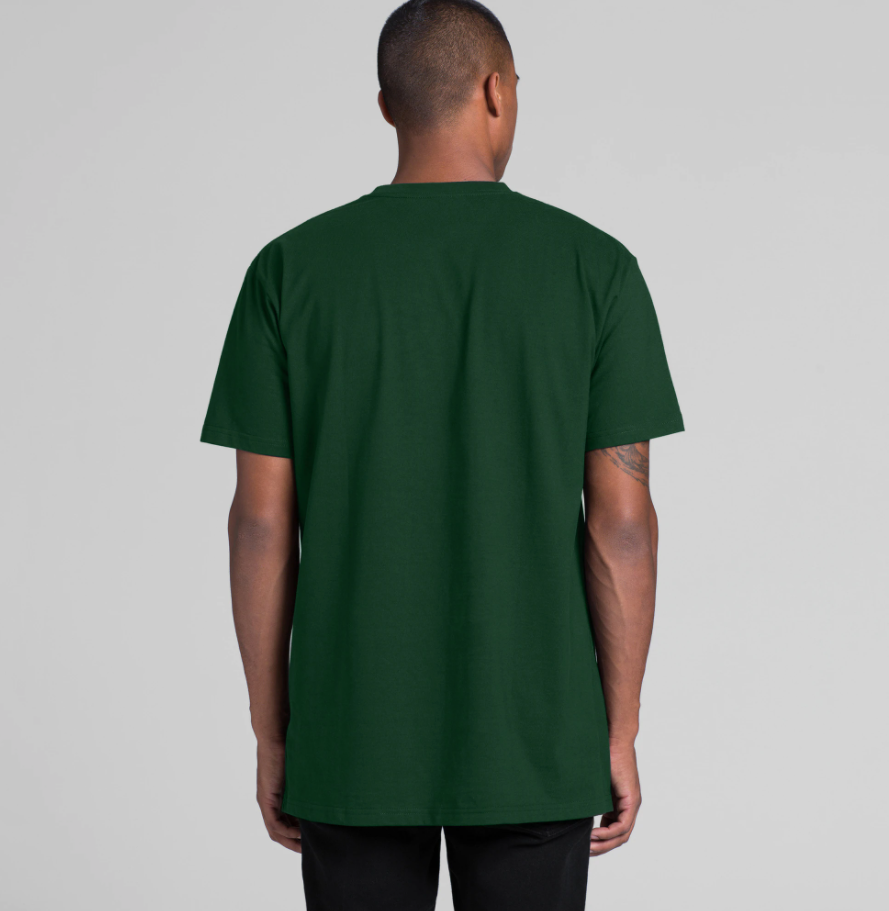 classic premium t-shirt | on model back view | green