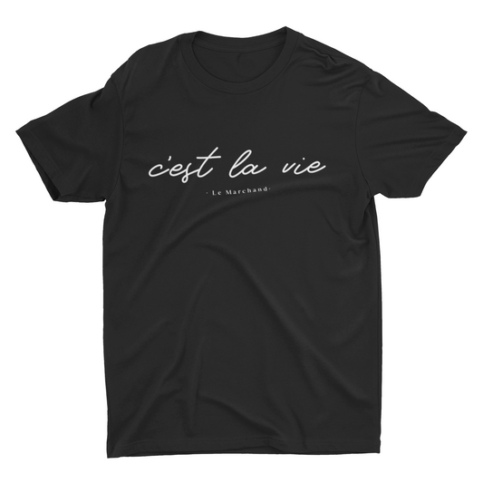 C'est la vie premium t-shirt | black