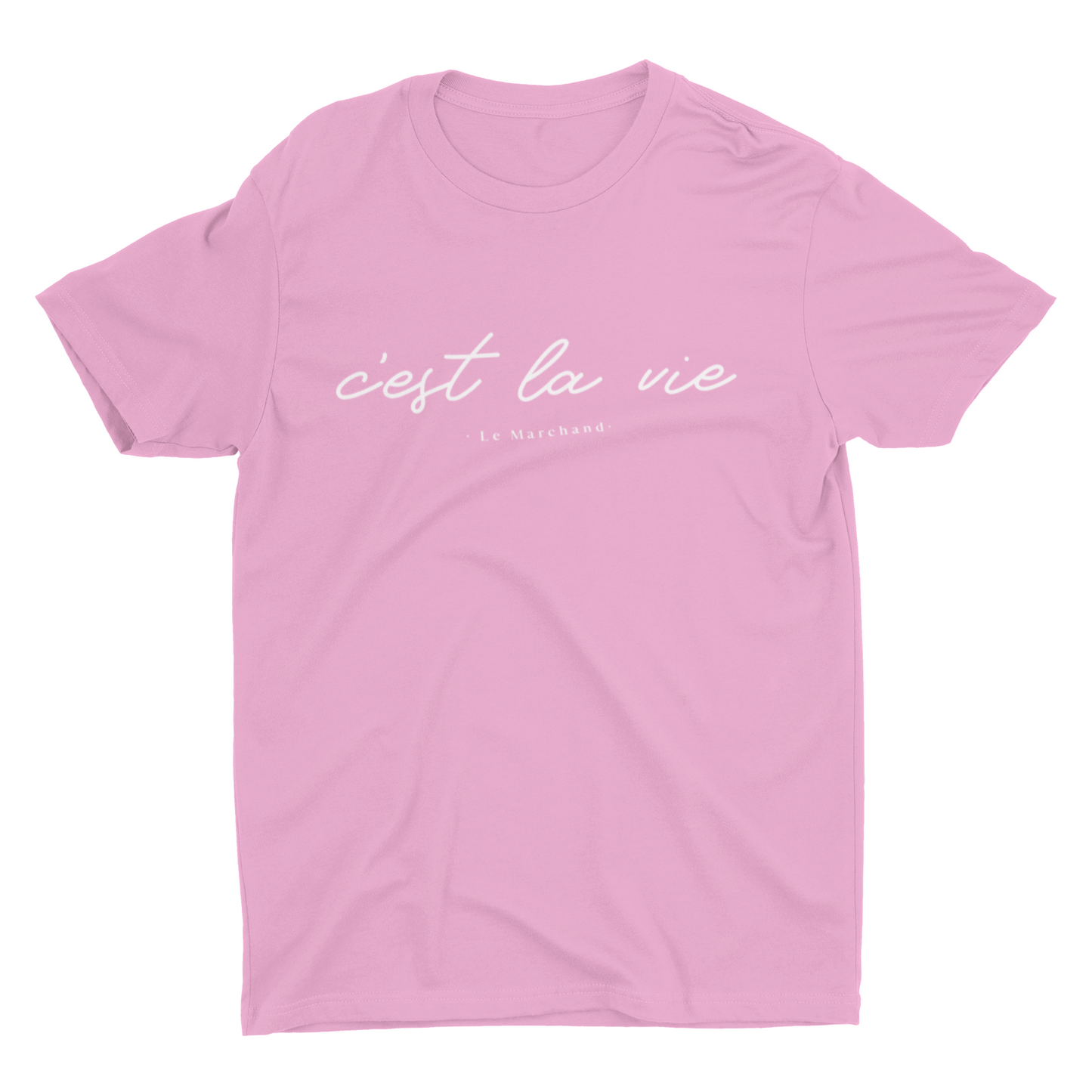 C'est la vie premium t-shirt | pink