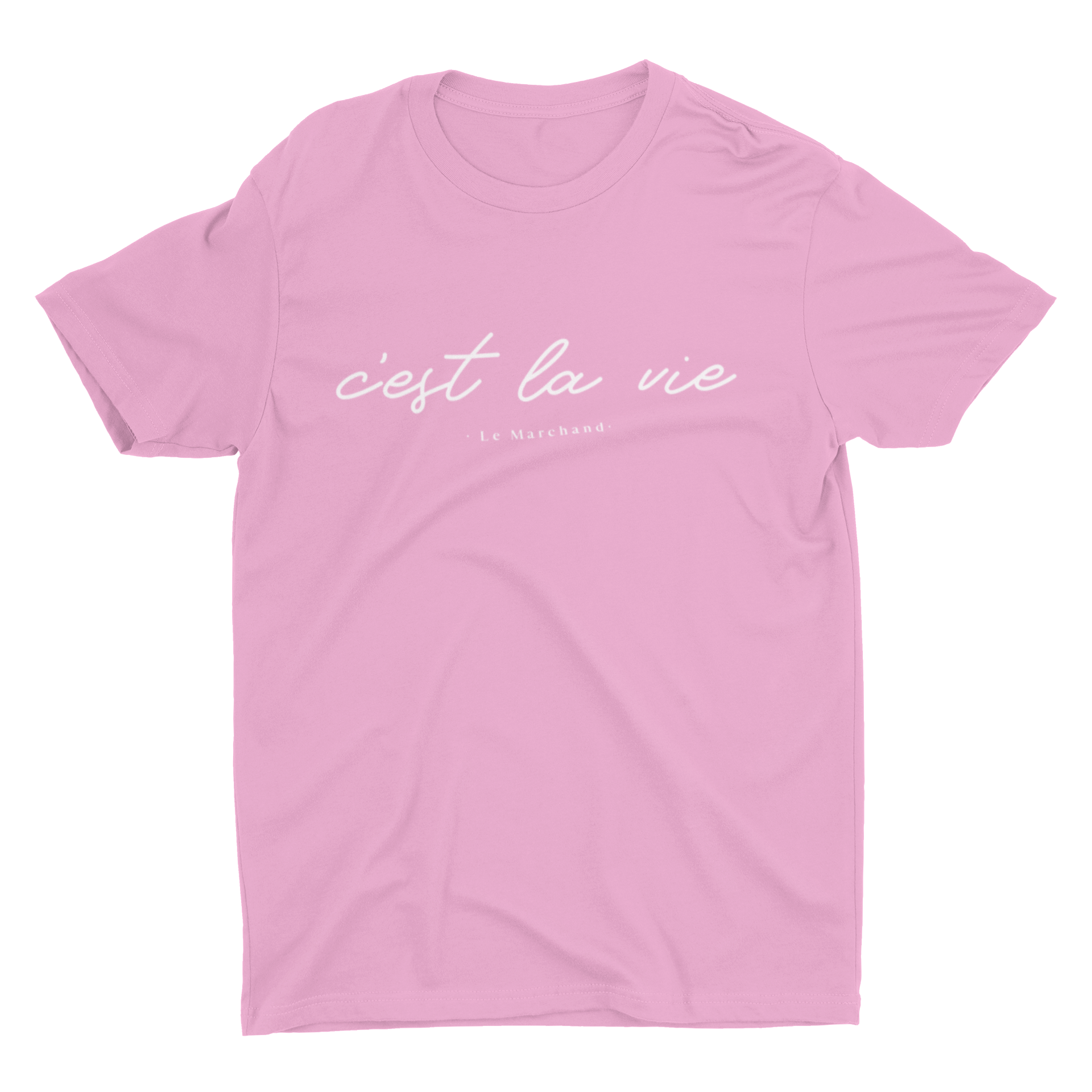 C'est la vie premium t-shirt | pink