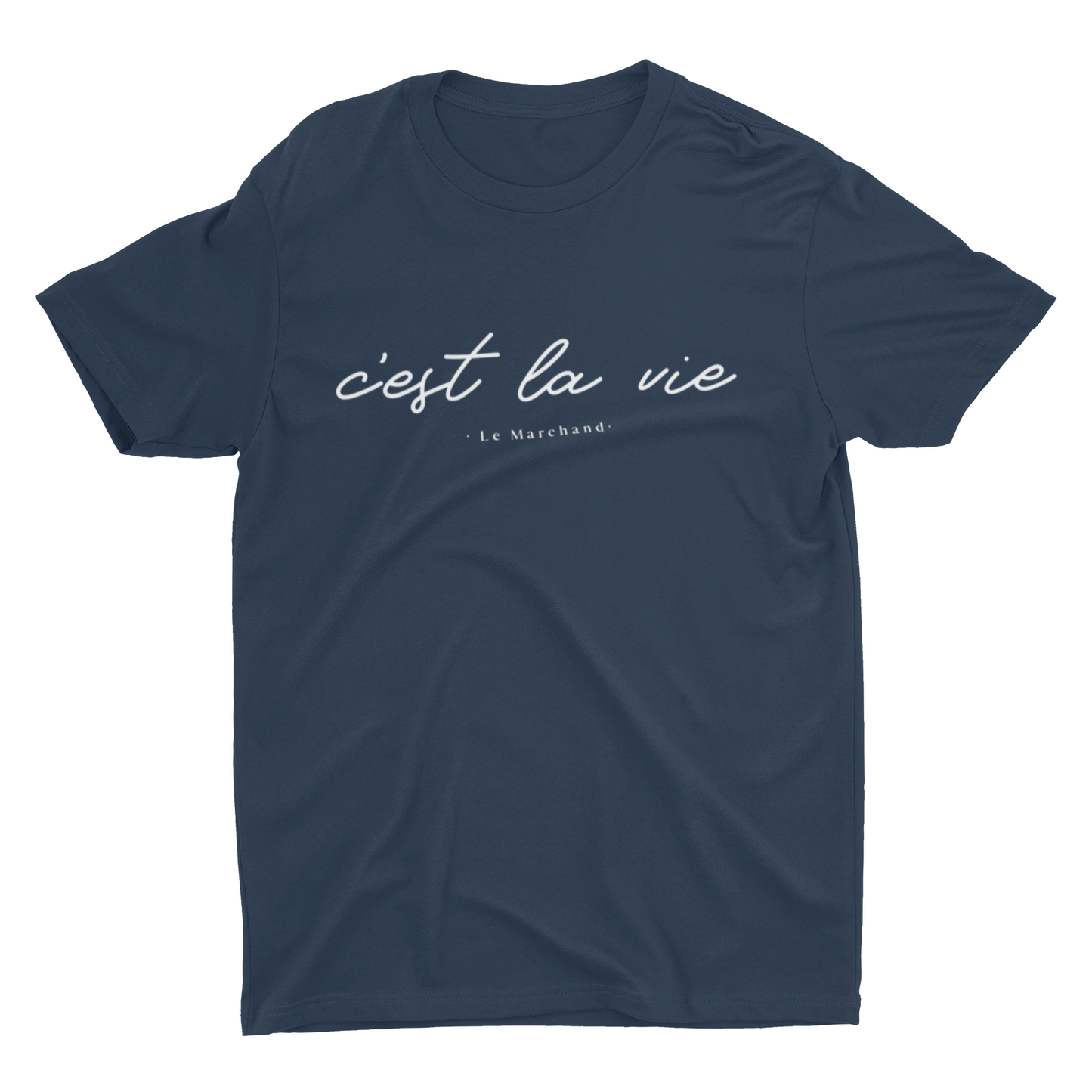 C'est la vie premium t-shirt | dark blue