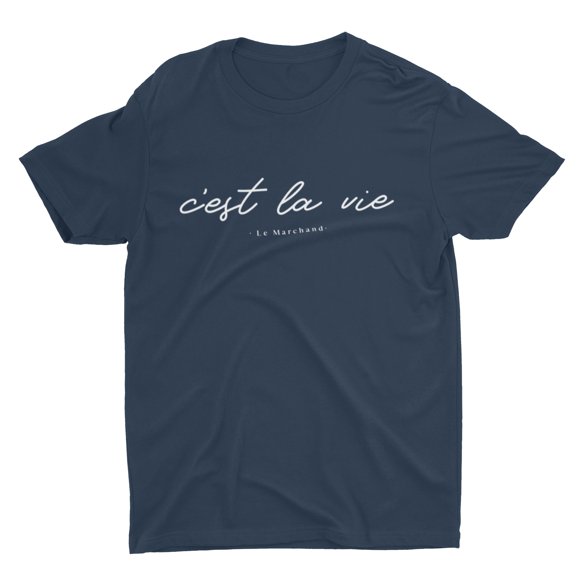 C'est la vie premium t-shirt | dark blue