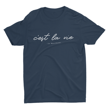C'est la vie premium t-shirt | dark blue