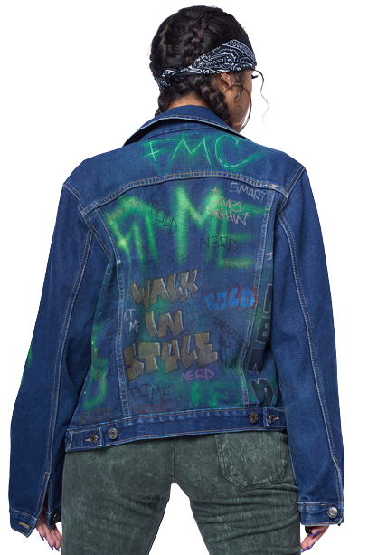 Custom Graffiti Jacket